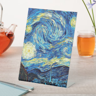 Signe De Table La célèbre peinture de Van Gogh, Nuit étoilée