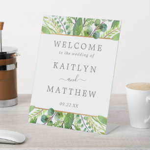 Signe De Table La Collection Mariage Verdure & Or