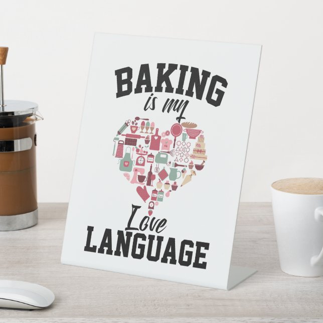 Signe De Table La pâtisserie est mon langage de l'amour - Boulang (In SItu)
