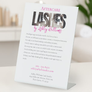 Signe De Table La typographie moderne "LASHER by"