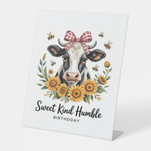 Signe De Table La vache à fraise Joyfull aime le T-Shi classique