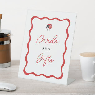Signe De Table Ladybug Theme Party Cartes et cadeaux