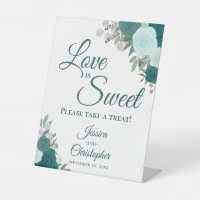 L'amour est sucré Prenez un gâteau Turquoise Turqu