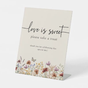 Signe De Table L'amour floral est doux