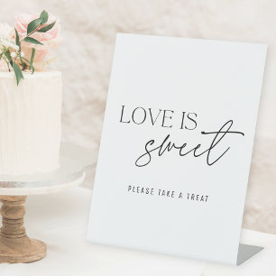 Signe De Table L'Amour Noir et Blanc moderne est Table Mariage do