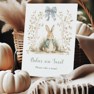 Signe De Table Lapin à l'aquarelle Arche florale Bébés sont doux