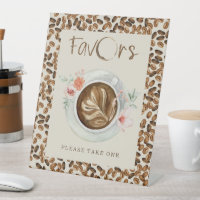 Le Baby shower Fèves De Café Privilégie Le Floral