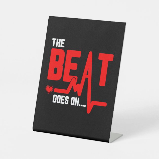 Signe De Table Le Beat Commence Sur La Chirurgie Cardiaque Surviv (Recto)