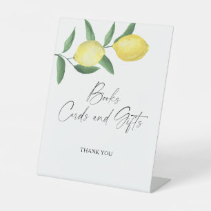 Signe De Table LEMONS - CARTES DE LIVRES ET CADEAUX Poster
