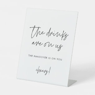 Signe De Table Les boissons minimalistes modernes sont sur nous