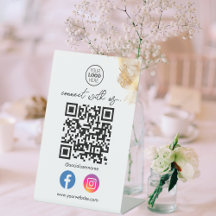 Les Ciseaux D'Or Se Connectent Avec Nous Code QR M
