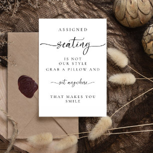 Signe De Table Les Sièges mariages Assignés Ne Sont Pas Notre Sty