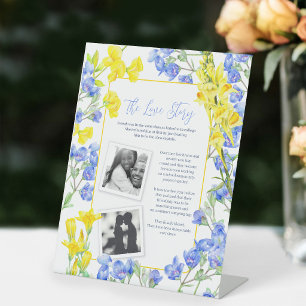Signe De Table L'histoire d'amour infos pour les invités du maria