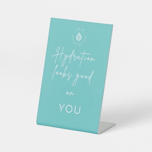 Signe De Table L'Hydratation vous va bien (Recto)