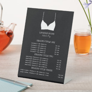 Signe De Table Lingerie Boutique Logo Prix & Services