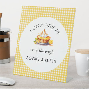 Signe De Table Little Cutie Pie Lemon Baby showers Livres & Cadea