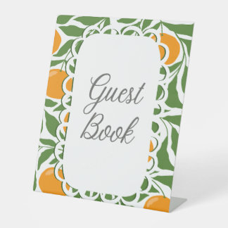 Signe De Table Livre d'or pour Baby Shower Little Cutie