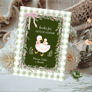 Signe De Table Livres de douche de bébé Oie Silly pour Little Goo