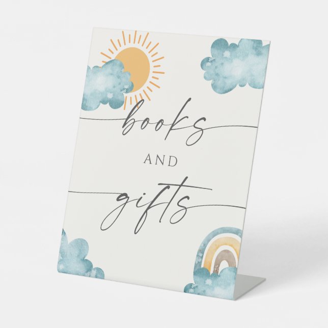 Signe De Table Livres Et Cadeaux Baby shower Sunshine (Recto)