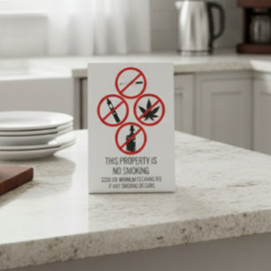 Signe De Table Location à court terme Entreprise Non Fumeurs Ciga