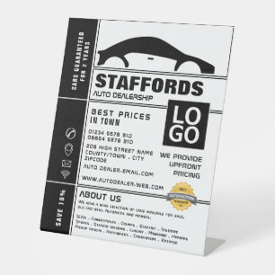 Signe De Table Logo automobile, concessionnaire automobile public