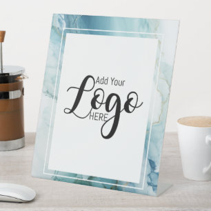 Signe De Table logo commercial personnalisé marbre publicitaire