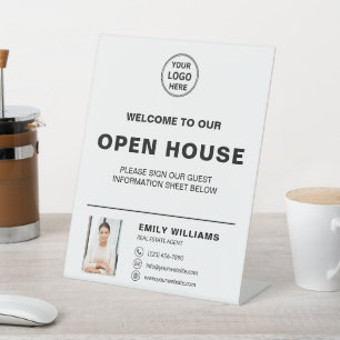 Signe De Table Logo de l'immobilier Open House