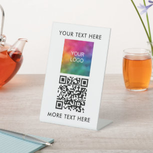 Signe De Table Logo d'entreprise - Texte personnalisable Modèle s