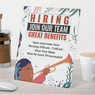 Signe De Table Maintenant, Embaucher Rejoignez notre équipe Emplo