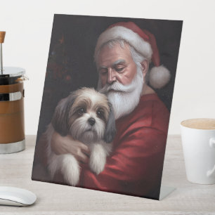 Signe De Table Malti Tzu Avec Noël Festif Du Père Noël