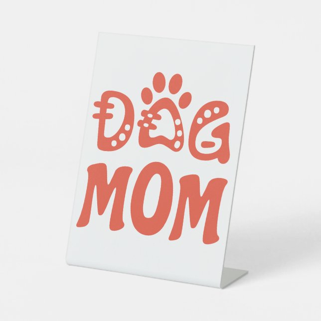 Signe De Table Maman Chien (Recto)