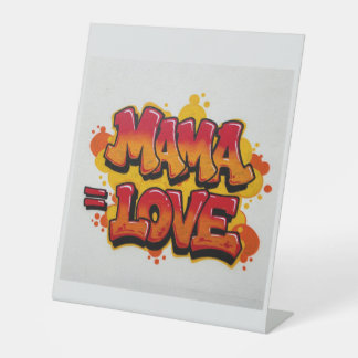 Signe De Table Maman's Day maman love Bois Box Signet