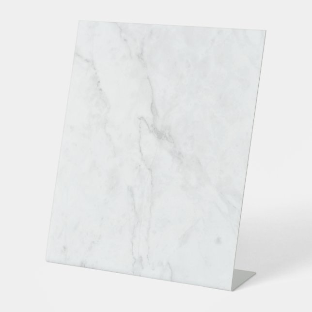 Signe De Table Marbre Blanc (Recto)