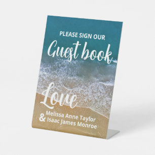 Signe De Table Mariage Blue Sea Beach