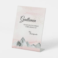 Mariage de la montagne rose Sunrise Gentlemen Sall