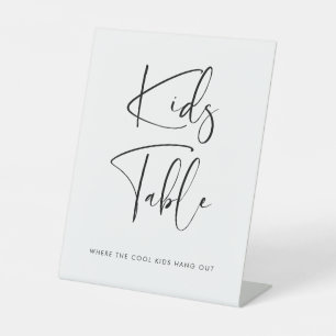 Signe De Table Mariage de table Elegant & Moderne pour enfants