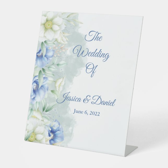 Signe De Table Mariage floral (Recto)
