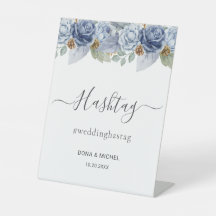 Mariage Floral d'hiver bleu rustique
