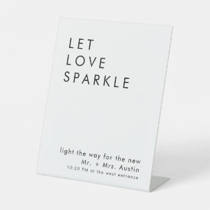 Signe De Table mariage minimaliste moderne envoyer la signature