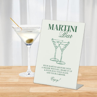 Signe De Table Martini Bar Bachelorette Week-end
