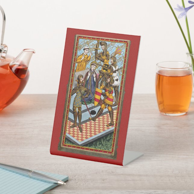 Signe De Table Martyre de saint Thomas Becket (M 031) (In SItu)