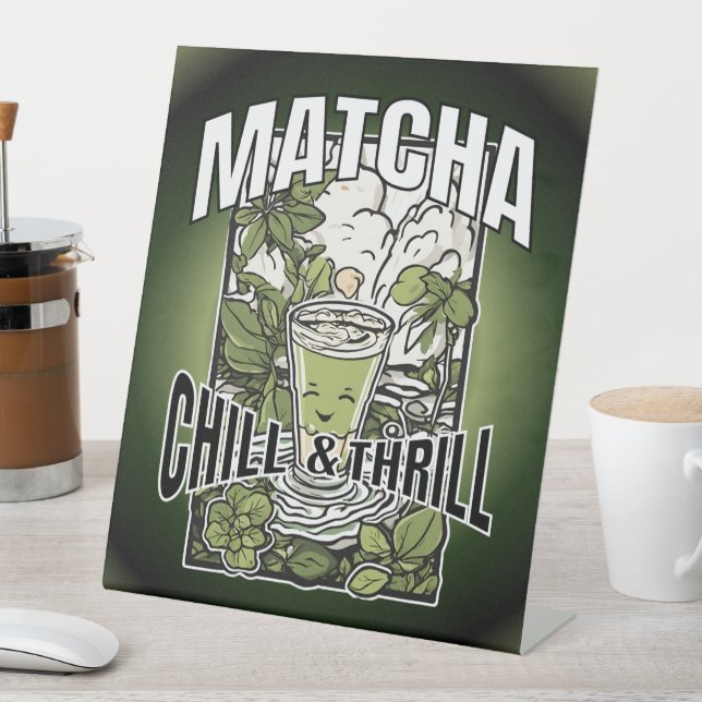 Signe De Table Matcha Chill & Thrill (In SItu)