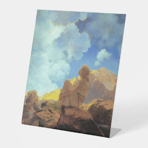 Signe De Table Maxfield Parrish Matin 1922 Nuage Bleu Beaux-Arts