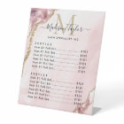 Mélange Blush Rose or Parties scintillant Agate Ma