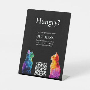 Signe De Table 🌈 Menu Code QR Parfaitement Vôtre : Un Amour Arc-