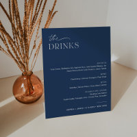 Menu NEVE Marine Mariage Drink Bar