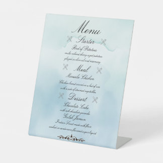 Signe De Table Menu Personnalisable