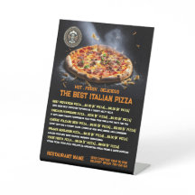 Menu Pizza et affichage