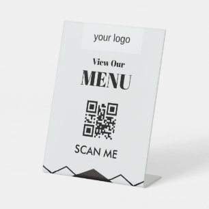 Signe De Table Menu QR