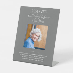 Signe De Table Mère grise Mère grise Photo Mariage du mémorial Ch